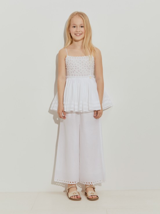 Loose cotton pants