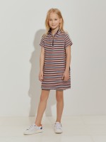 Vestido malha �s riscas