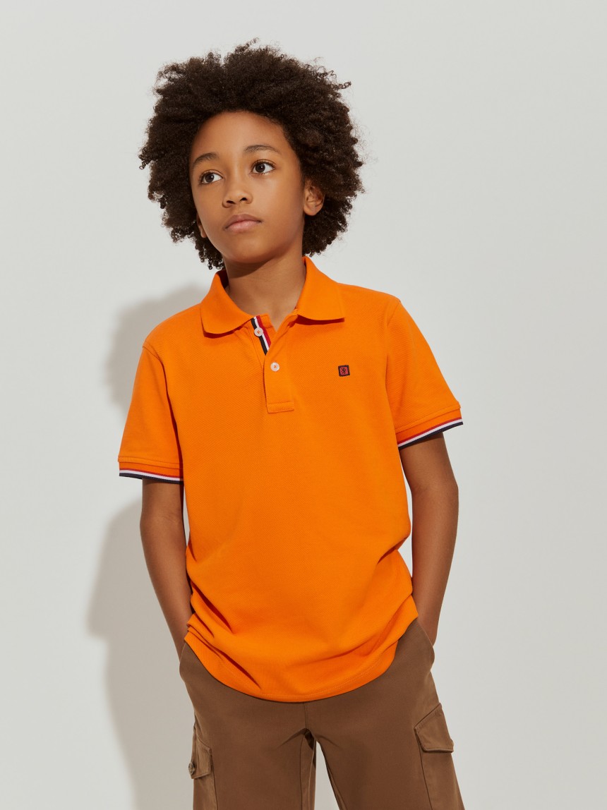 Polo piqu� de algod�o