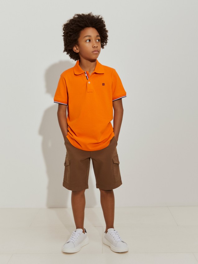 Polo piqu� de algod�o