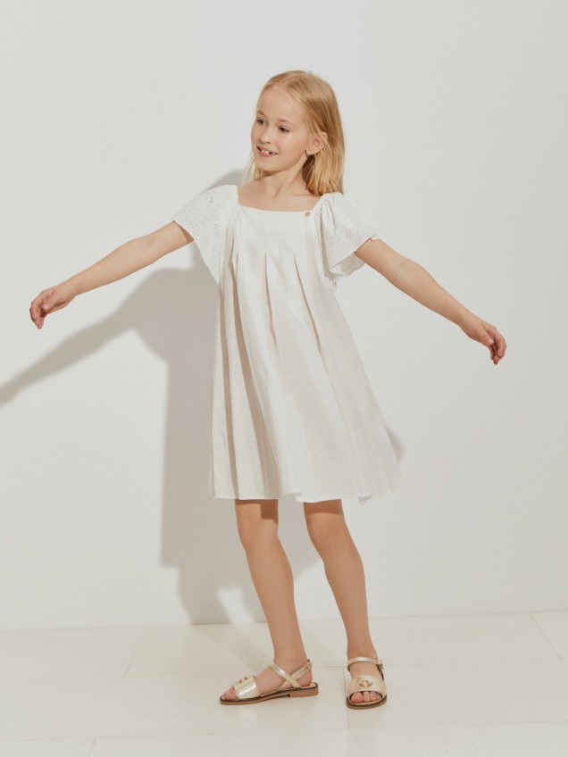 Vestido bordado ingl�s