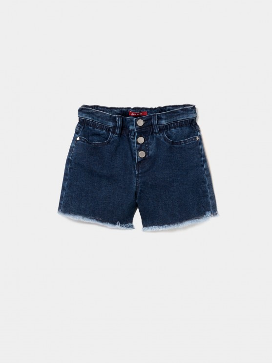 Cales denim curtos