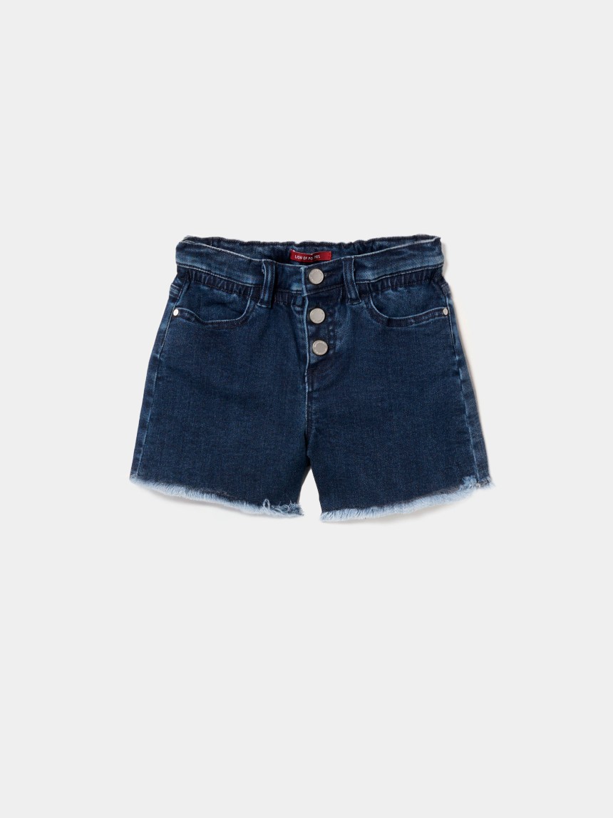 Cal��es denim curtos