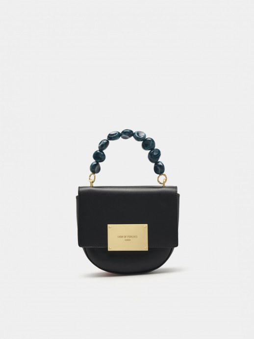 Semicircular mini suitcase