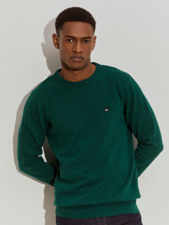 Pullover decote redondo