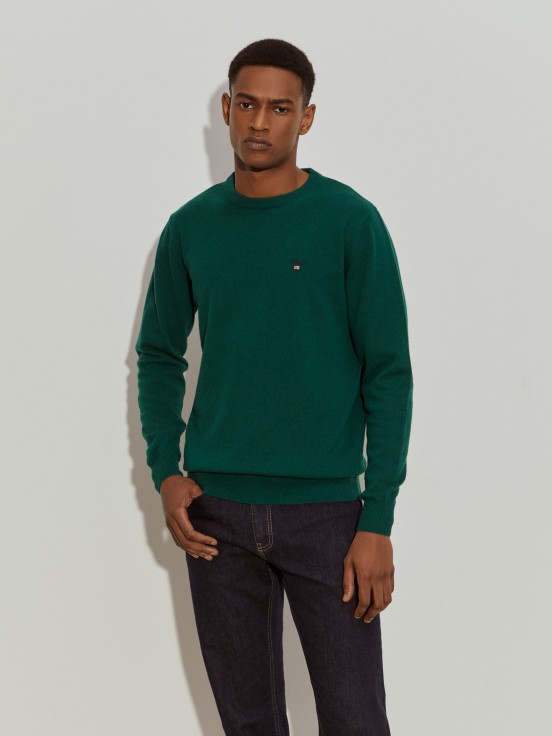Pullover decote redondo