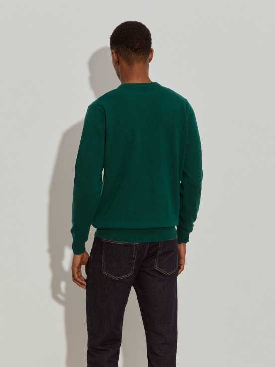Pullover decote redondo