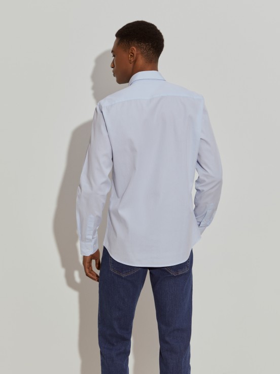 Camisa de algodn ajustada