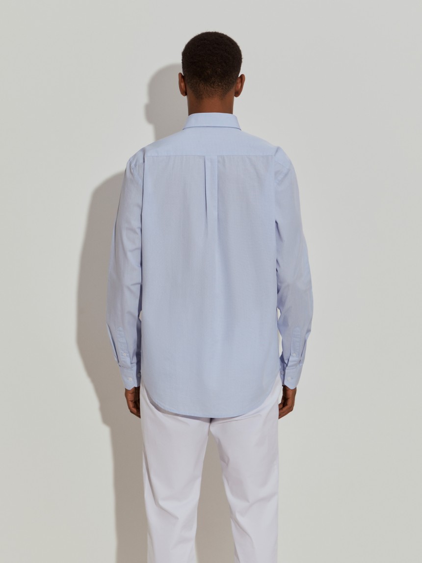 Camisa regular fit de algod�o