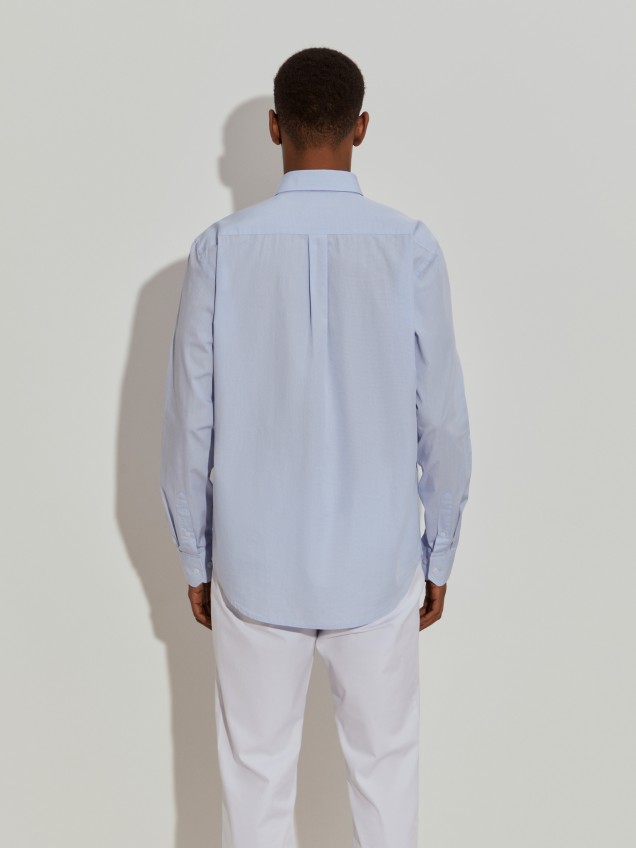 Camisa regular fit de algodão
