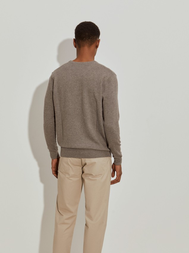 Pullover decote em V