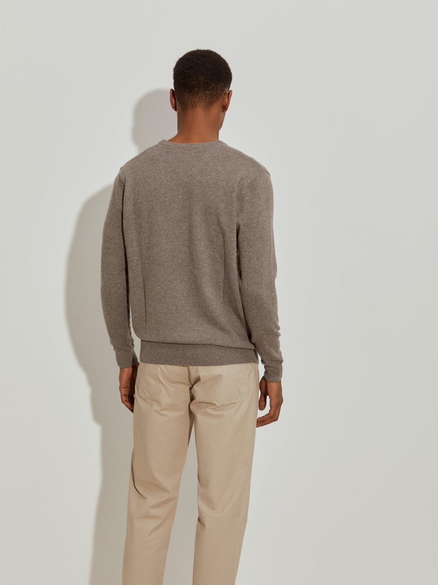 Pullover decote em V
