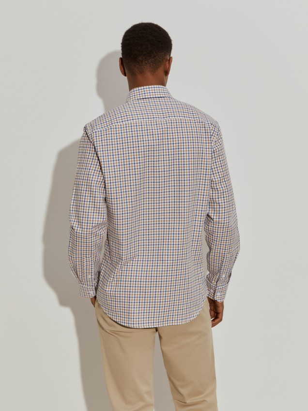 Slim fit check shirt