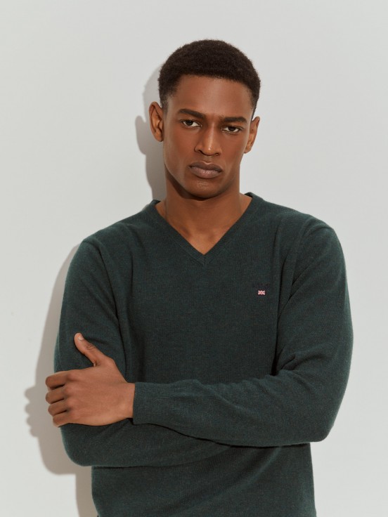 Jersey de cuello en V