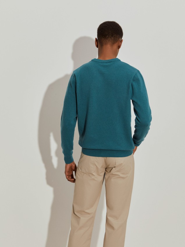 Pullover decote em V