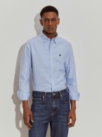 Camisa oxford slim fit