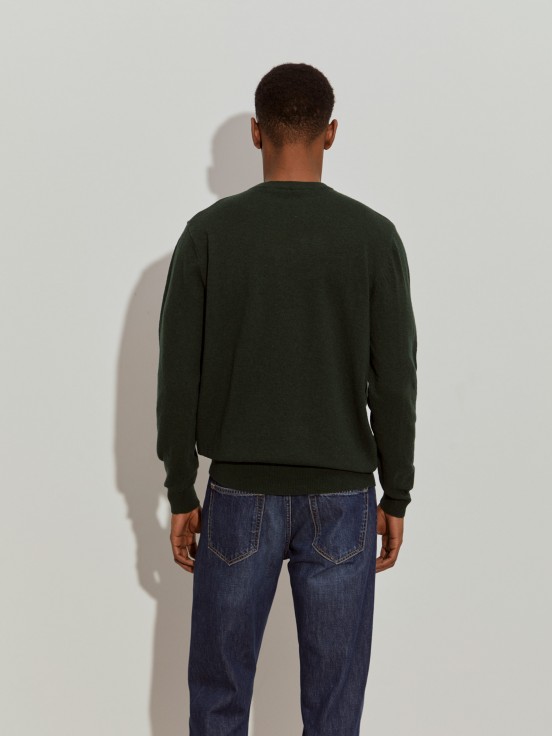 Pullover decote em V