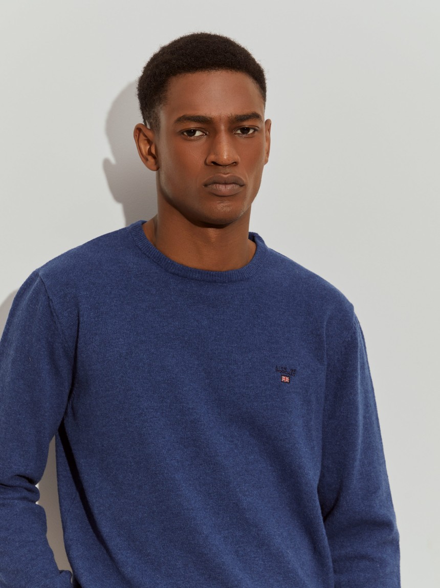 Pullover decote em V