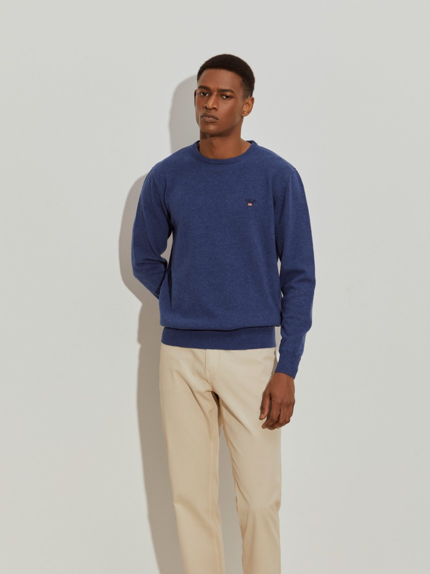 Pullover decote em V