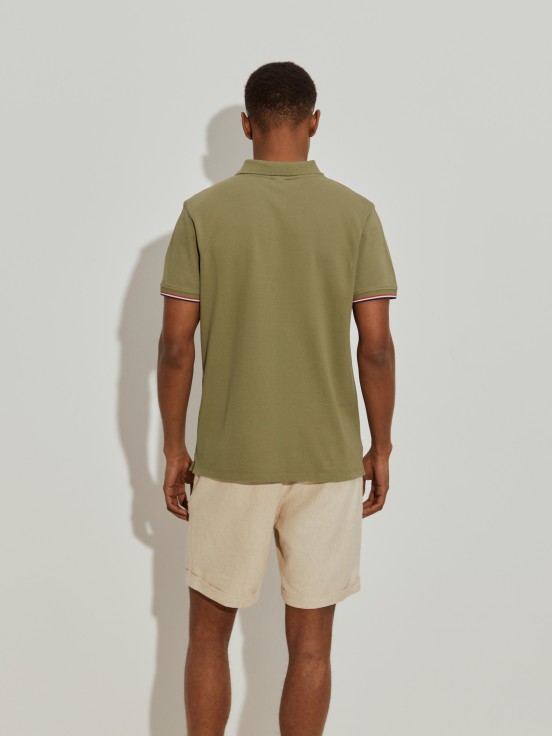 Polo de piqu de corte slim