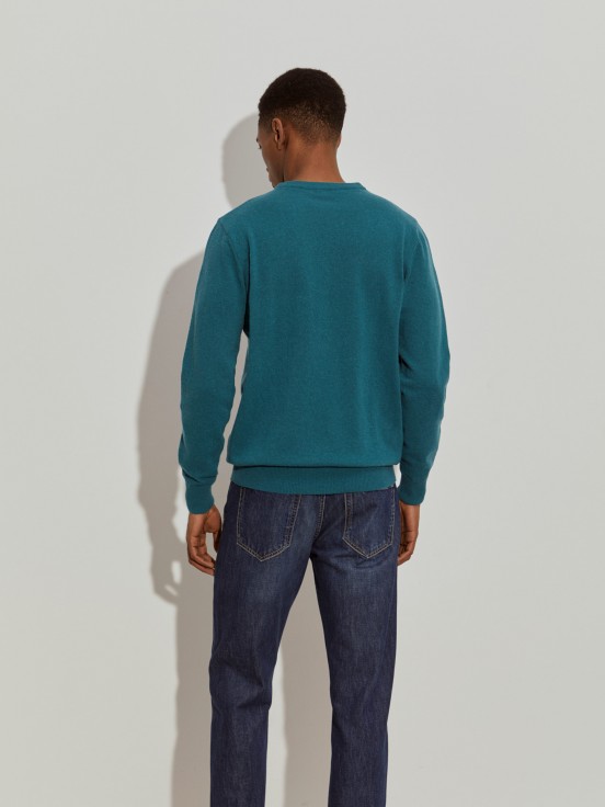 Pullover decote em V