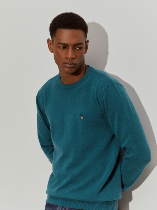Pullover decote em V