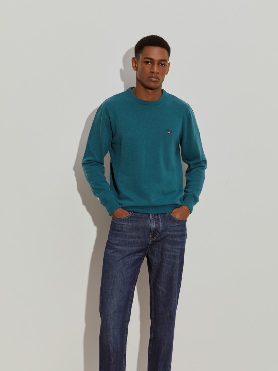 Pullover decote em V