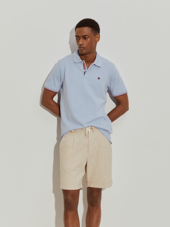 Polo piqu slim fit