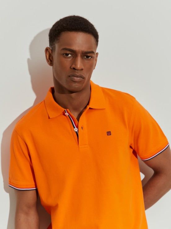 Polo de piqu de corte slim