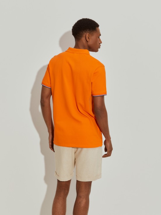 Polo de piqu de corte slim