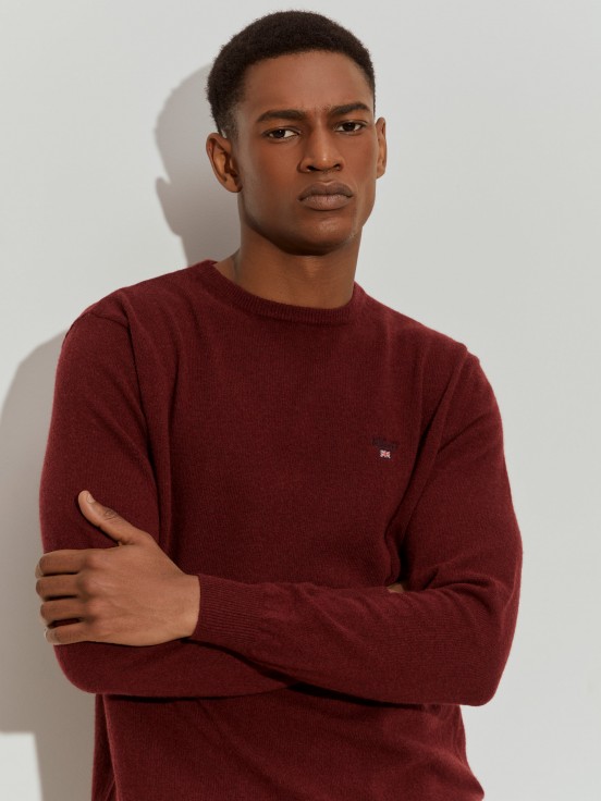 Pullover decote redondo