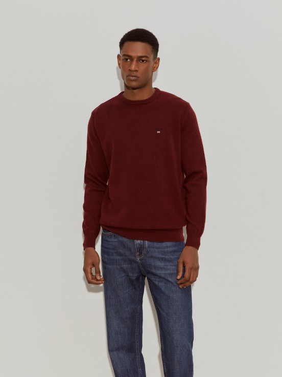 Pullover decote redondo