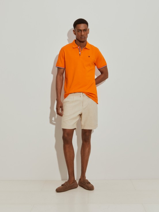 Polo de piqu de corte slim