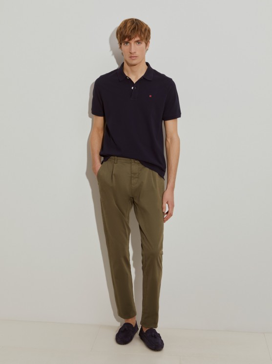 Polo de piqu de corte regular