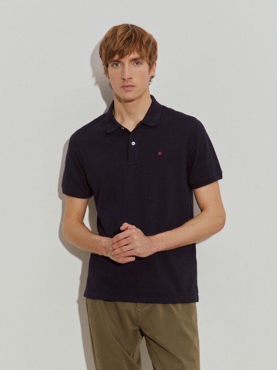 Polo de piqu de corte regular