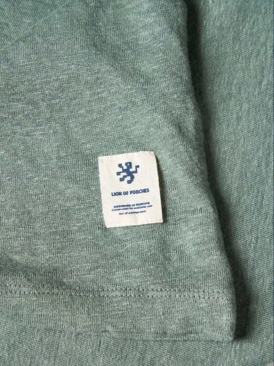 Linen polo shirt