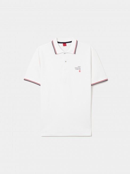 Polo de piqu de corte regular