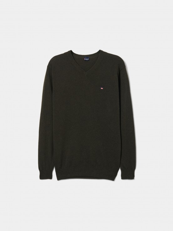 Jersey de cuello en V