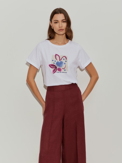 camiseta con estampado