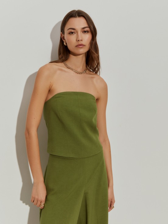 Top bandeau ajustado