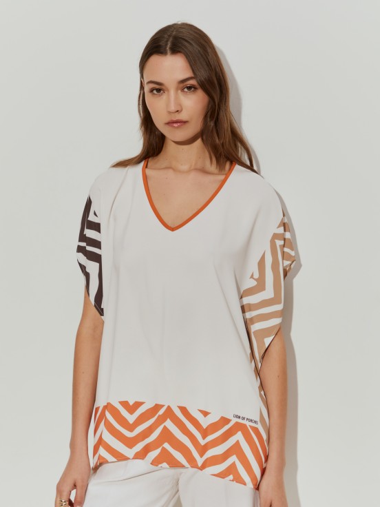 Short sleeve blouse