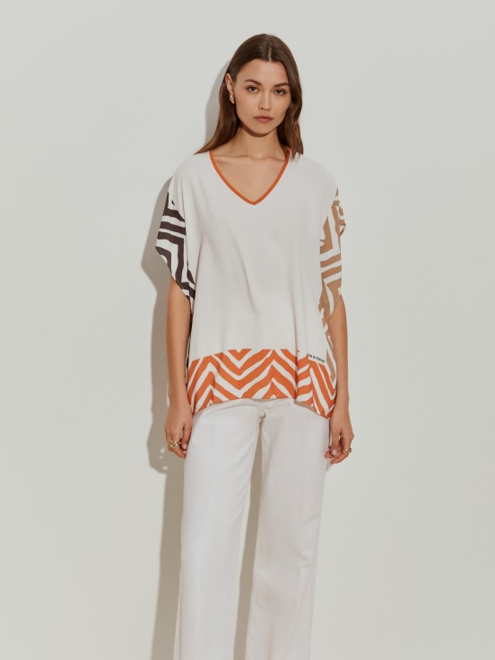 Short sleeve blouse