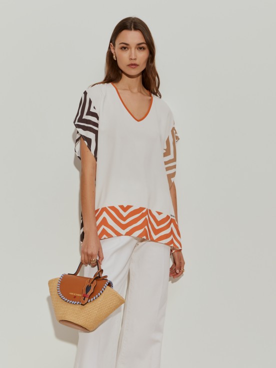 Short sleeve blouse