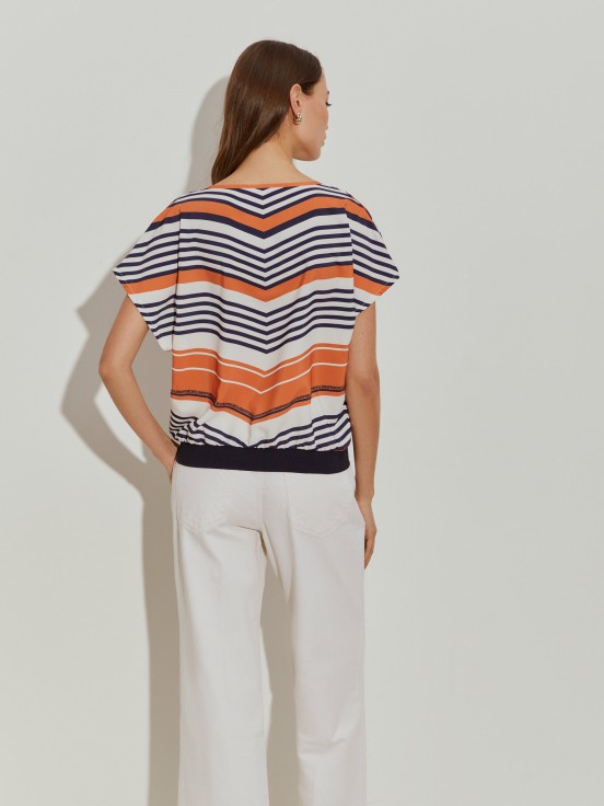 Blusa fluida rayas