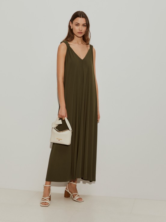 Vestido de malha fluido