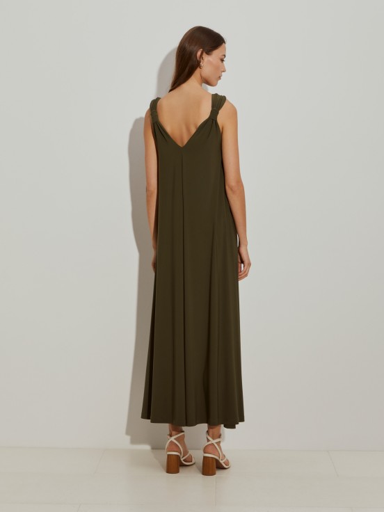 Vestido de malha fluido