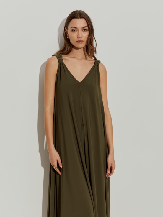 Vestido de malha fluido