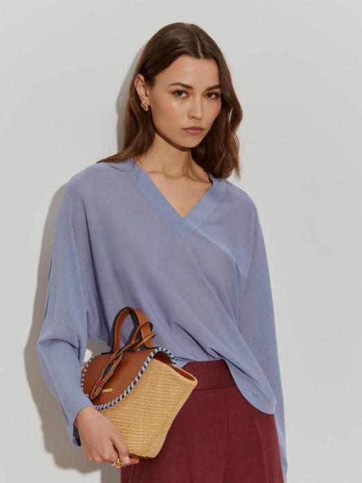 Camisola decote em V