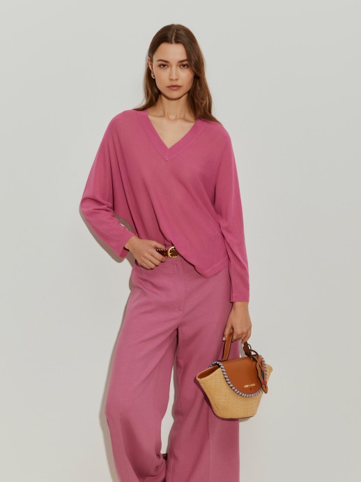 V-neck sweater