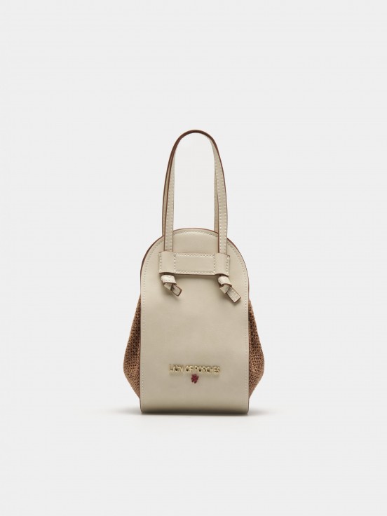 Mini bolso bicolor